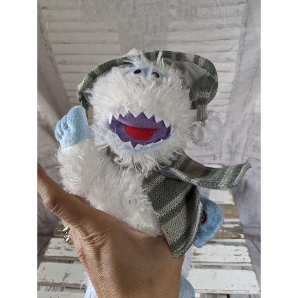 Gemmy abominable snowman red nose reindeer Rudolph - Picture 6 of 6